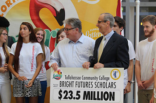 Florida Lottery bright future's scholarship ice cream social sep 2015
