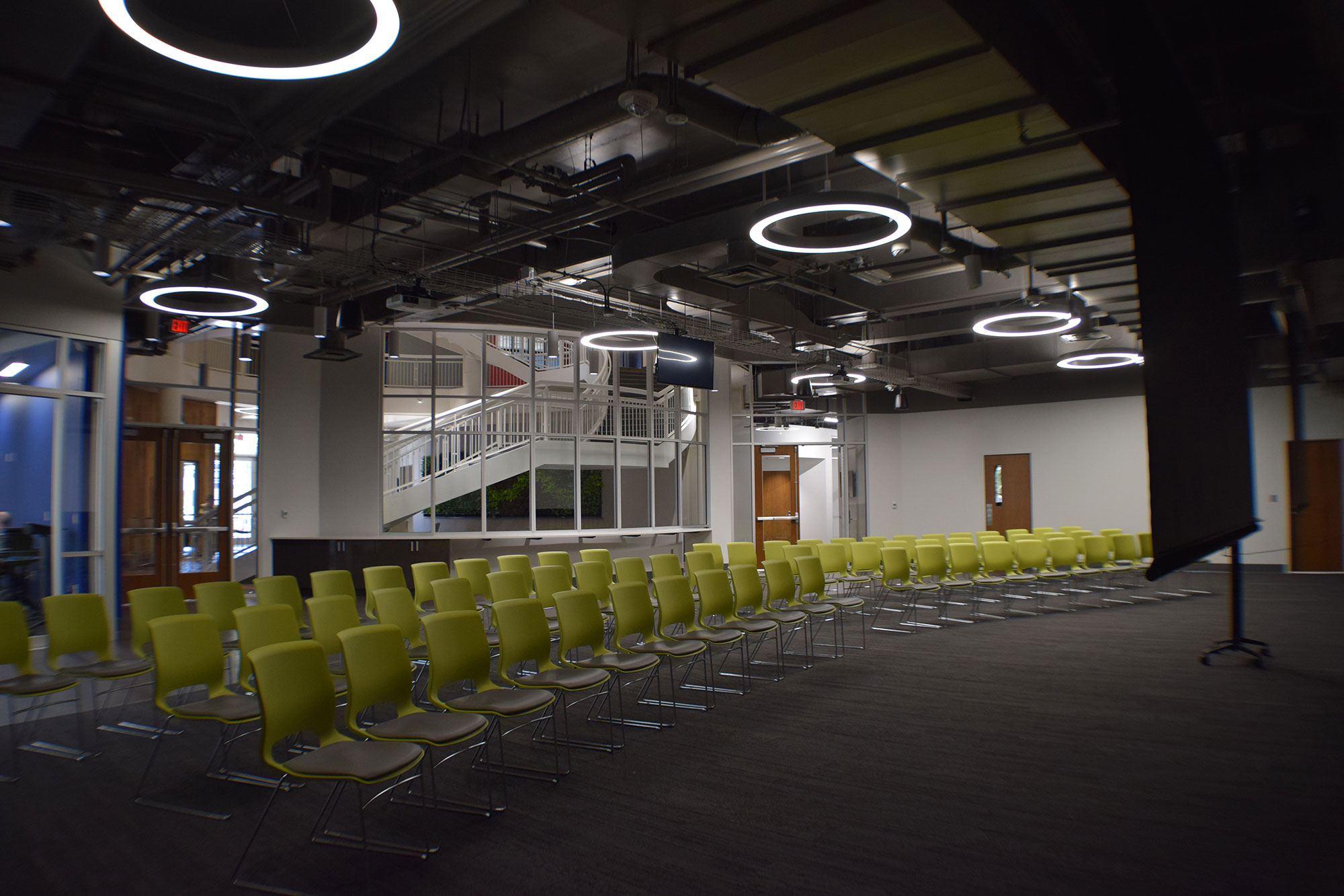 Event space at the TCC Center for Innovation plaza level
